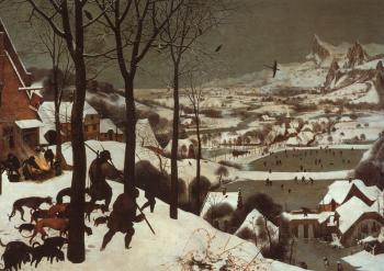 Pieter The Elder Bruegel : Hunters in the Snow II
